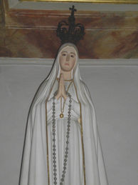 Fatima-Madonna in der Pfarrkirche Schröck
